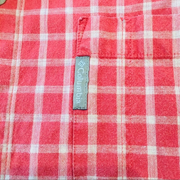 Columbia checked shirt sleeve button up shirt - Picture 4 of 6